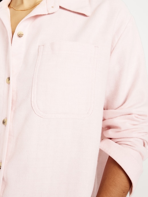 Image number 4 showing, Button-Down Boyfriend Shirt