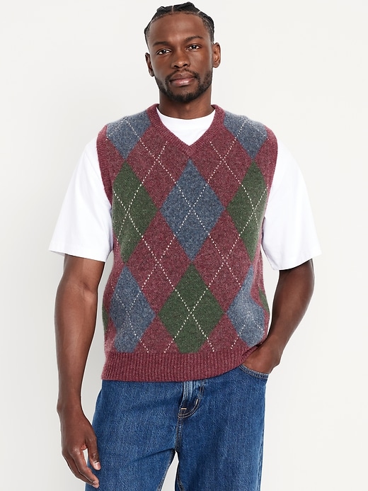 Image number 1 showing, Wool-Blend Sweater Vest