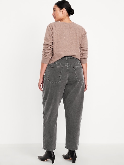 Image number 8 showing, High-Waisted Barrel Ankle Jeans