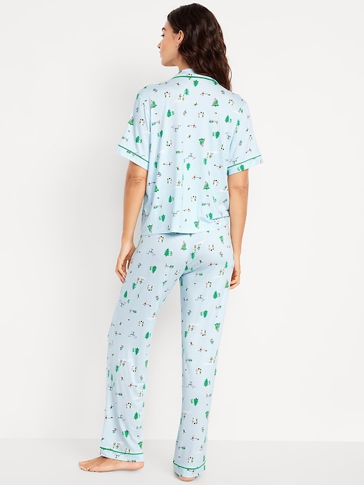 Image number 2 showing, Sunday Sleep Knit Jersey Pant Set