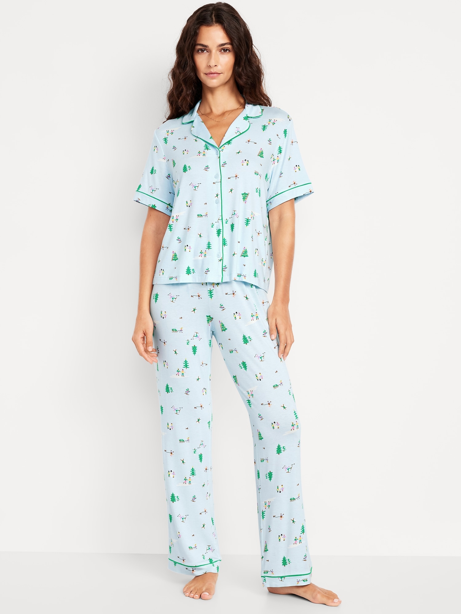 Sunday Sleep Knit Jersey Pant Set