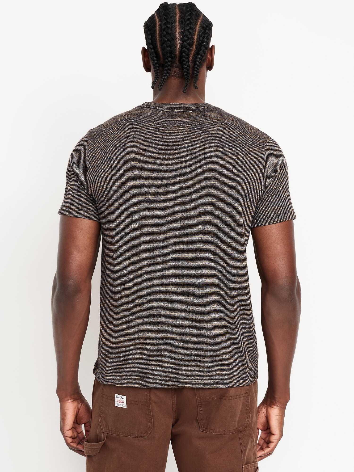 Crew-Neck Striped T-Shirt