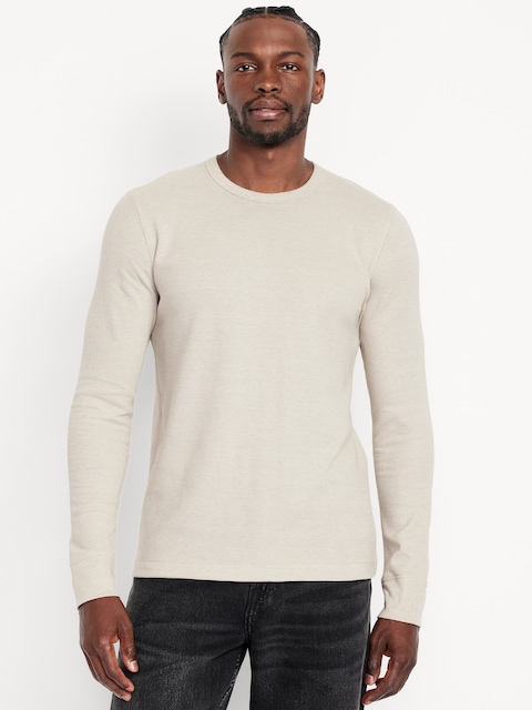 Waffle-Knit T-Shirt