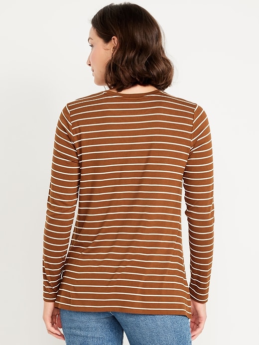 Image number 2 showing, Luxe Long-Sleeve Crew-Neck Tunic
