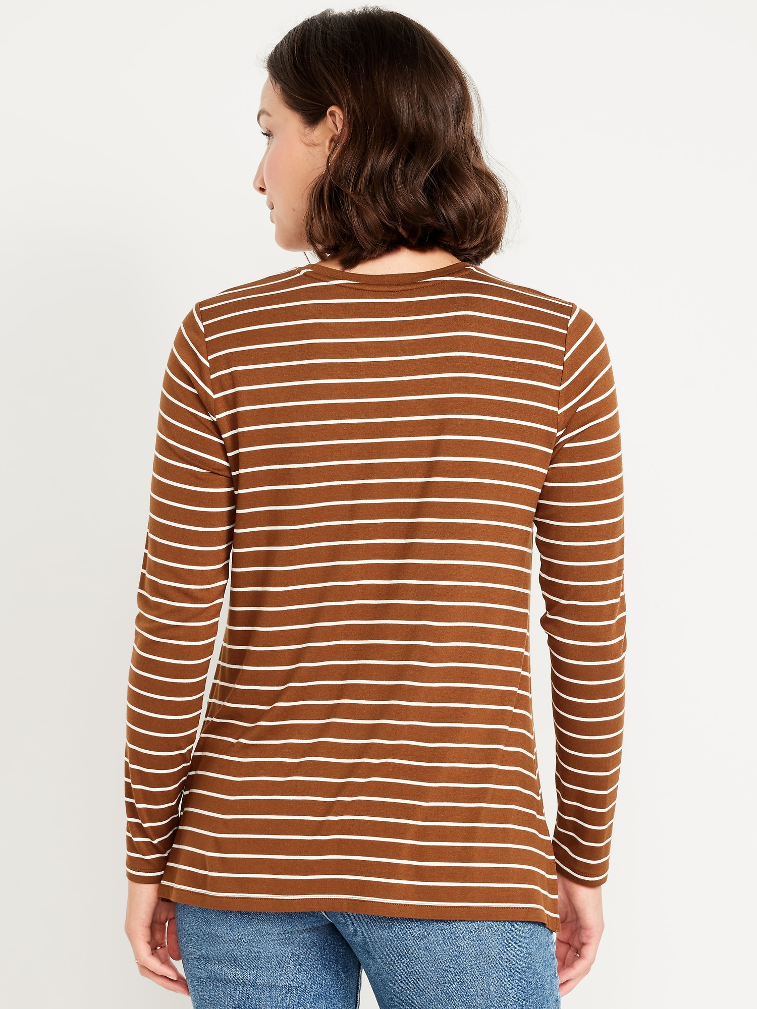 Luxe Long-Sleeve Crew-Neck Tunic