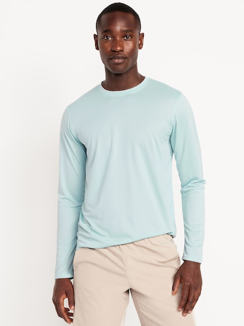 CloudMotion Long-Sleeve T-Shirt - Frayed Blue