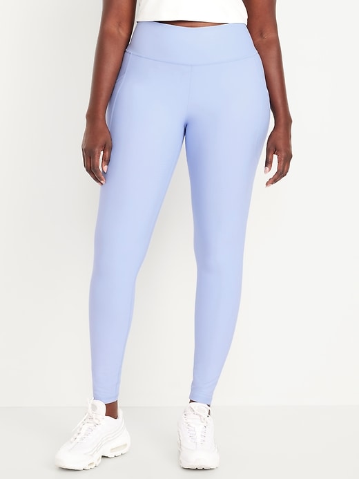 Image number 4 showing, High-Waisted PowerSoft Full-Length Pocket Leggings