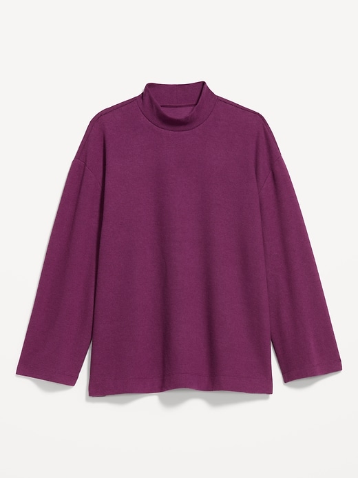 Image number 4 showing, Cozy Mock-Neck Tunic Sweater