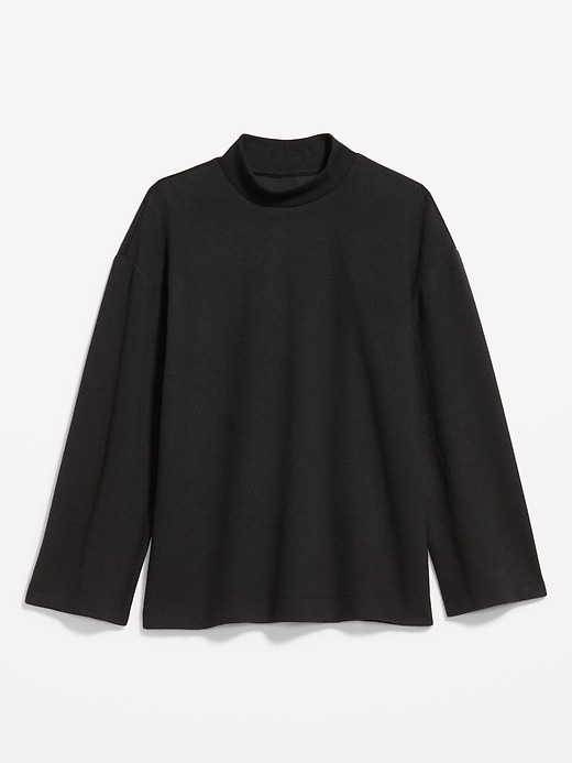 Image number 4 showing, Cozy Mock-Neck Tunic Sweater