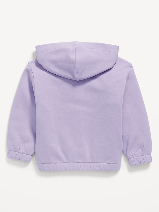 Image number 2 showing, Fleece Zip Hoodie for Toddler Girls