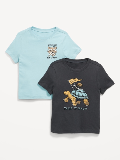 Unisex Short-Sleeve Graphic 2-Pack T-Shirt for Toddler - Point Break