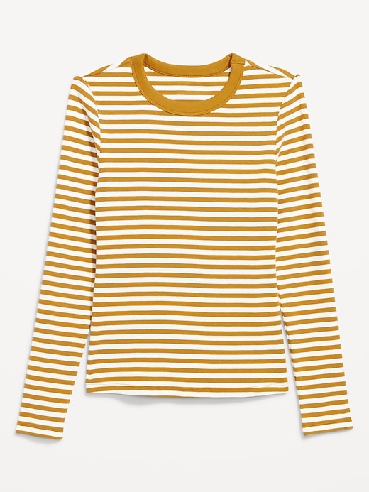 Image number 4 showing, Snug Long-Sleeve Crew-Neck T-Shirt