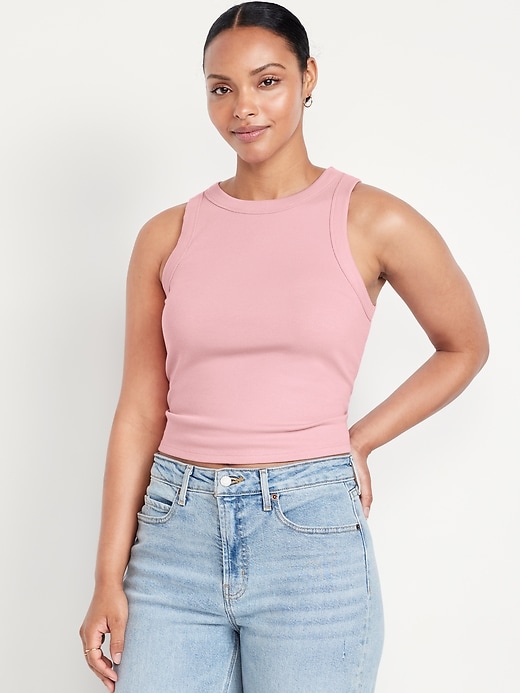 Image number 4 showing, Snug Crop Tank Top