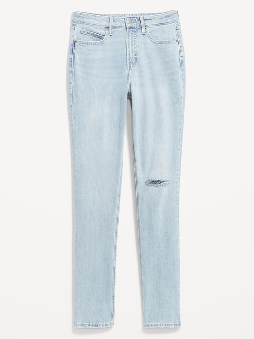 Image number 8 showing, Curvy Extra High-Waisted Straight Jeans