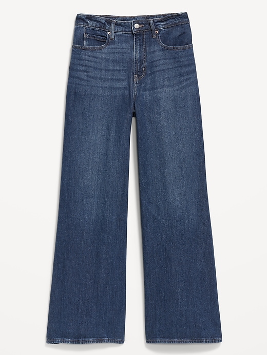 Image number 8 showing, Extra High-Waisted Super Wide-Leg Jeans