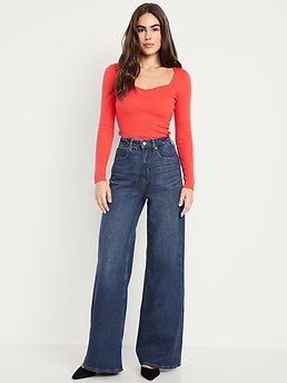 Extra High-Waisted Super Wide-Leg Jeans - image 3