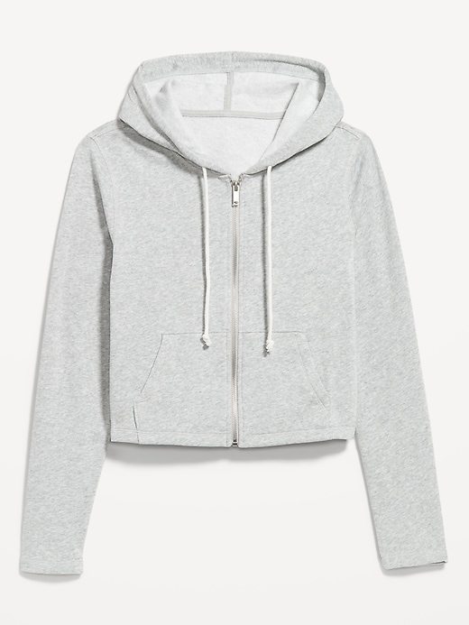 Image number 4 showing, SoComfy Cropped Zip Hoodie Sweatshirt