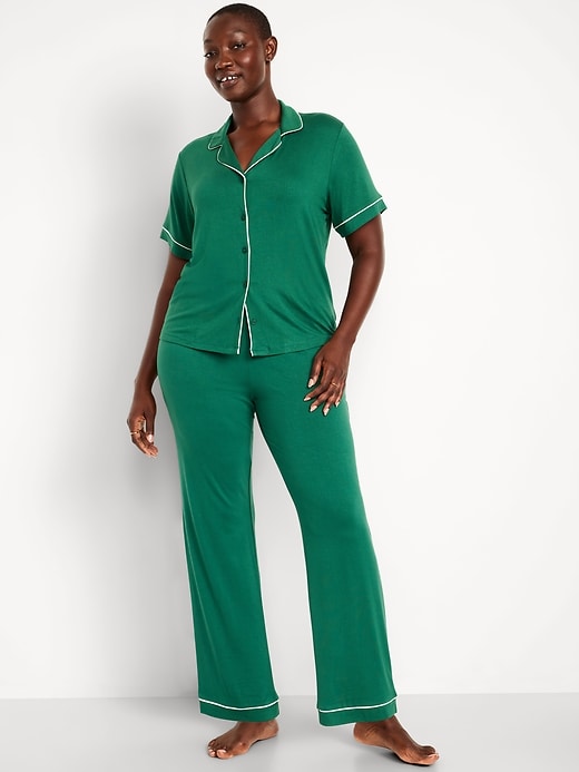 Image number 5 showing, Sunday Sleep Knit Jersey Pant Set