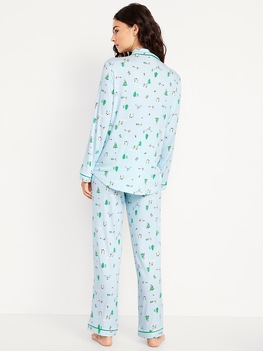 Image number 2 showing, Sunday Sleep Knit Jersey Pant Set