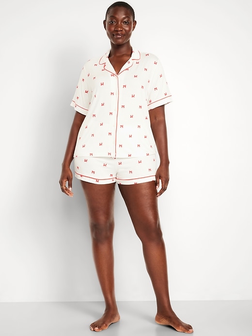Image number 5 showing, Sunday Sleep Knit Jersey Short Set