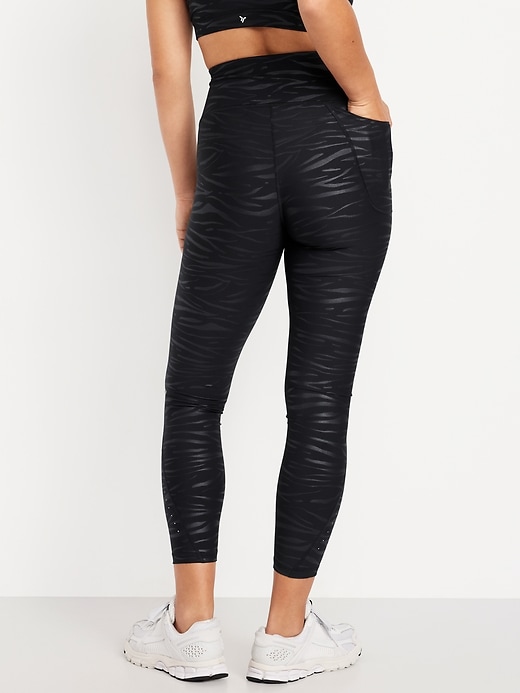 Image number 6 showing, High-Waisted PowerSoft Train 7/8 Run Leggings