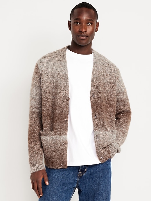 Image number 1 showing, Wool-Blend Ombré Cardigan
