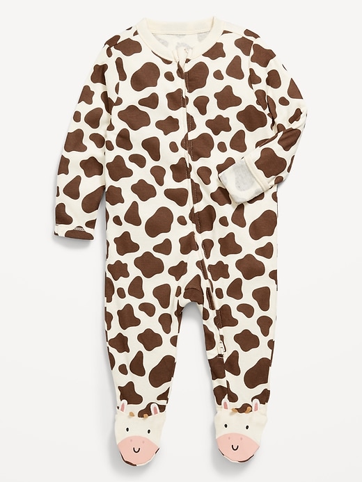 Image number 1 showing, 2-Way-Zip Sleep & Play Footed One-Piece for Baby