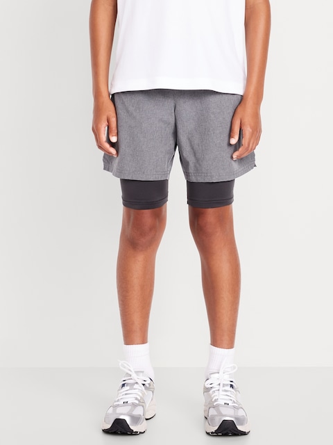 UltraBase Base Layer Shorts for Boys - Panther Gray