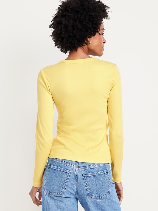 Image number 2 showing, Snug Long-Sleeve Crew-Neck T-Shirt