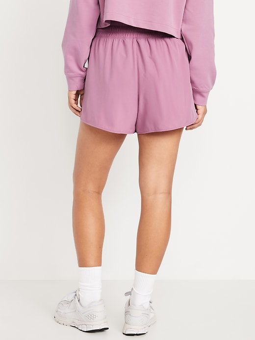 Image number 6 showing, Extra High-Waisted Crinkle Run Shorts -- 3-inch inseam