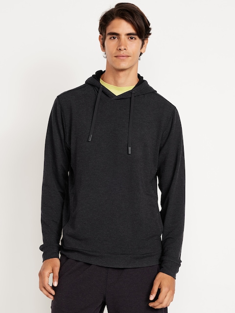 Recharge Knit Pullover Hoodie - Black Jack
