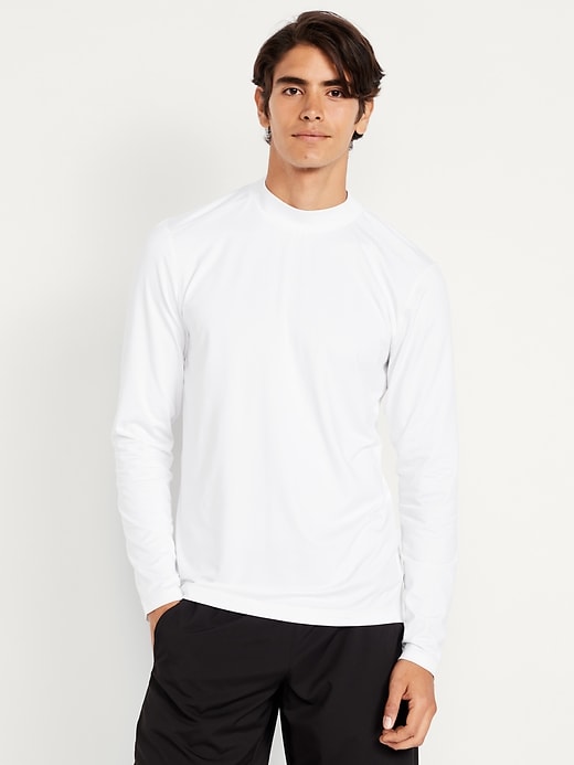 Image number 1 showing, Mock-Neck Long-Sleeve Baselayer Top