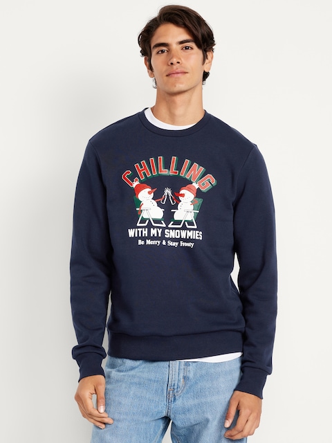 Holiday-Graphic Sweatshirt