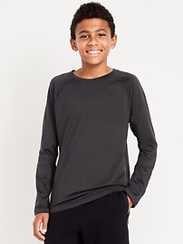 Image number 1 showing, UltraBase Long-Sleeve Performance T-Shirt for Boys