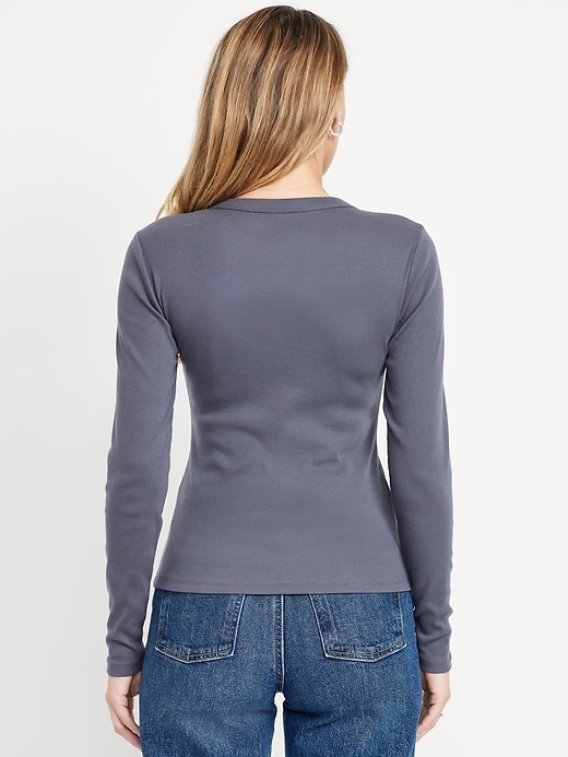 Image number 2 showing, Snug Long-Sleeve Crew-Neck T-Shirt