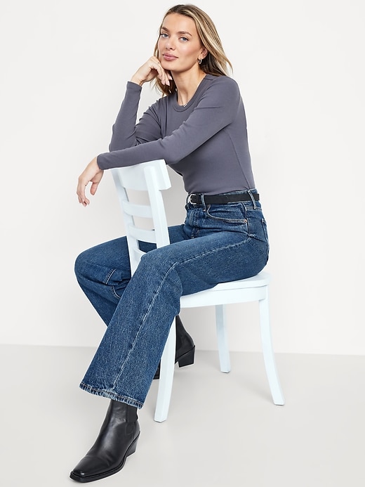 Image number 3 showing, Snug Long-Sleeve Crew-Neck T-Shirt