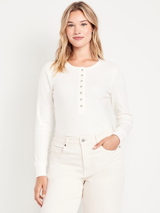 Image number 4 showing, Cozy Snug Crew-Neck Henley
