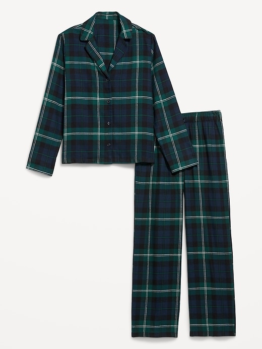 Image number 4 showing, Plaid Flannel Pajama Pant Set for Women