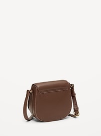Image number 3 showing, Crossbody Saddle Bag