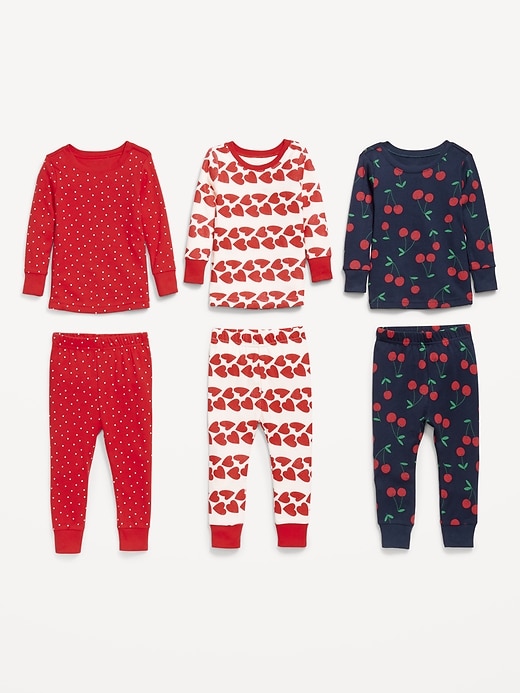 Image number 3 showing, Snug-Fit Printed Pajama 6-Piece for Toddler & Baby