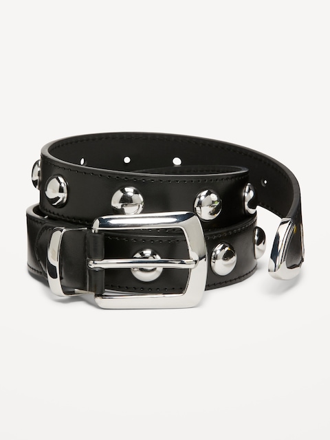 Studded Belt for Women - Black Jack