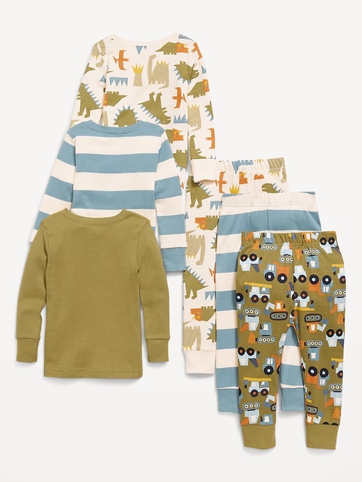 Image number 2 showing, Snug-Fit Printed Pajama 6-Piece for Toddler & Baby