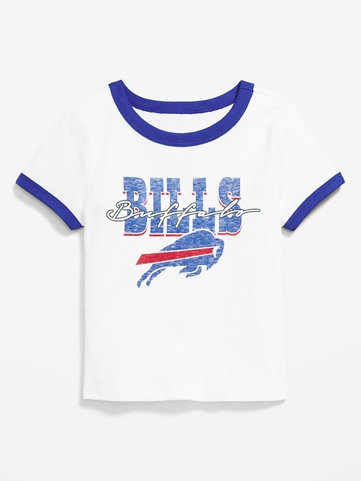 Image number 1 showing, NFL™ Buffalo Bills™ Fitted Graphic Ringer T-Shirt for Girls