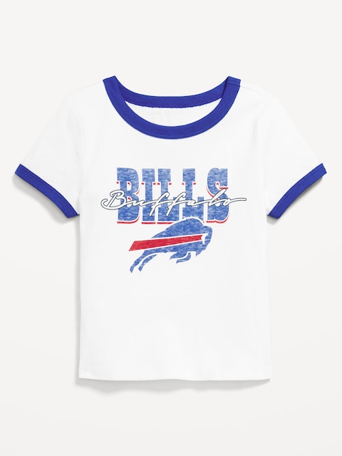 NFL™ Buffalo Bills™ Fitted Graphic Ringer T-Shirt for Girls - Buffalo Bills