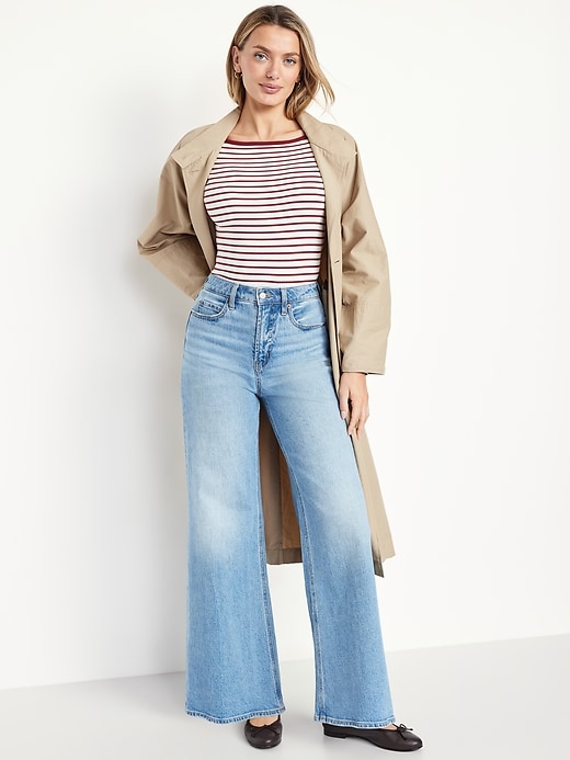 Image number 3 showing, Snug Long-Sleeve Boat-Neck T-Shirt