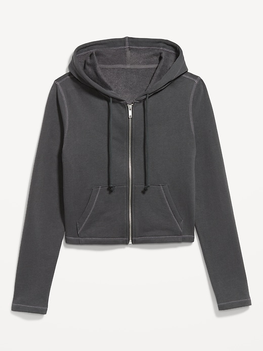 Image number 4 showing, SoComfy Cropped Zip Hoodie Sweatshirt