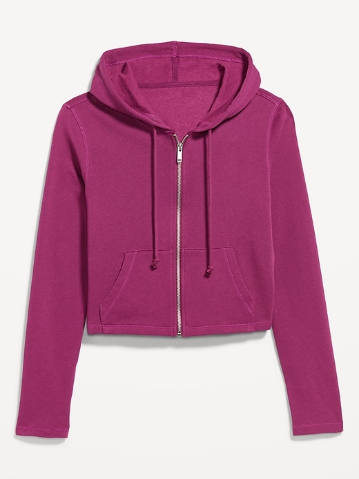 Image number 4 showing, SoComfy Cropped Zip Hoodie Sweatshirt