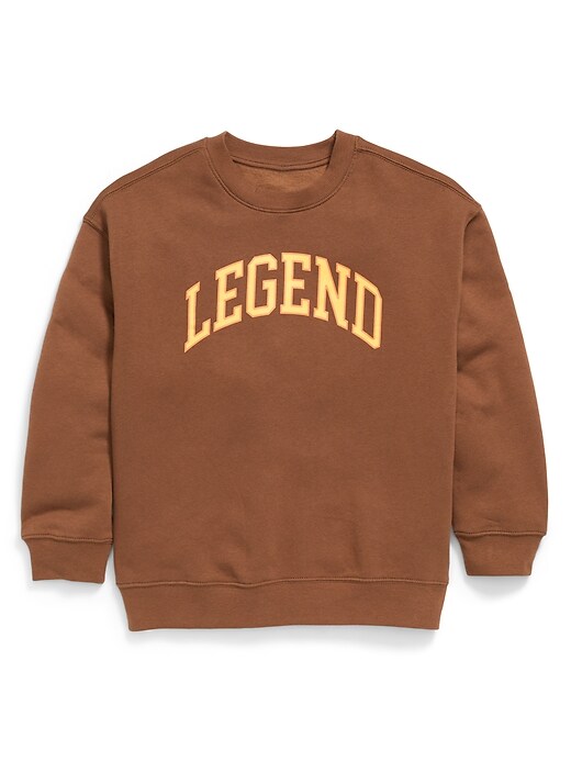 Image number 2 showing, Favorite Fleece Oversized Graphic Fleece Sweatshirt for Boys