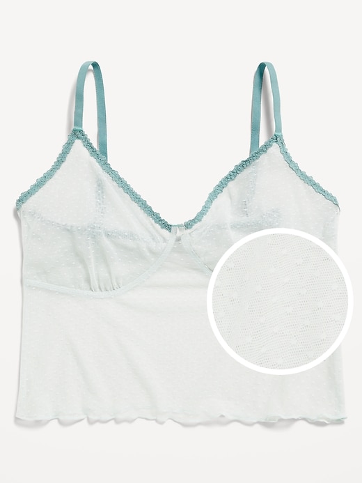 Image number 3 showing, Mesh Cami Bra