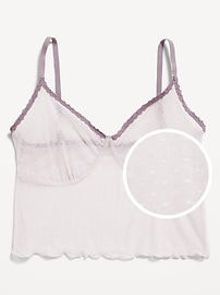 Image number 3 showing, Mesh Cami Bra